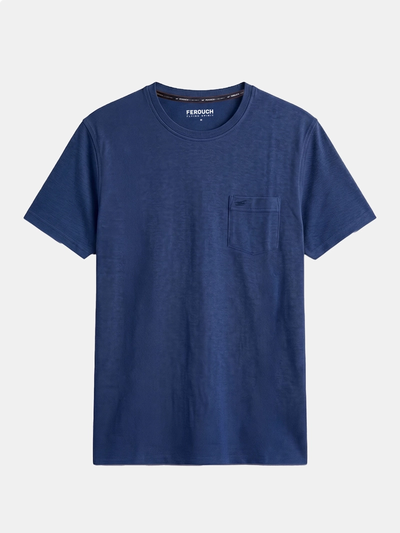 POLERA HOMBRE FEROUCH ALGODÓN MANGA CORTA - 5