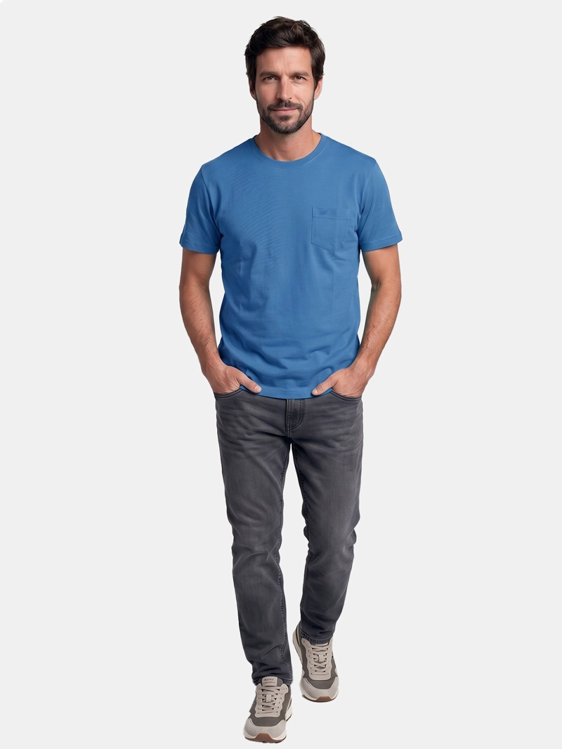 POLERA HOMBRE FEROUCH ALGODÓN MANGA CORTA - 4