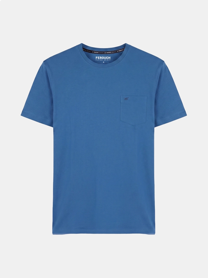 POLERA HOMBRE FEROUCH ALGODÓN MANGA CORTA - 5