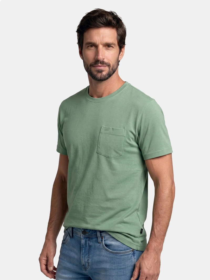 POLERA HOMBRE FEROUCH ALGODÓN MANGA CORTA