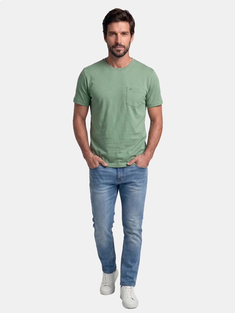 POLERA HOMBRE FEROUCH ALGODÓN MANGA CORTA - 4