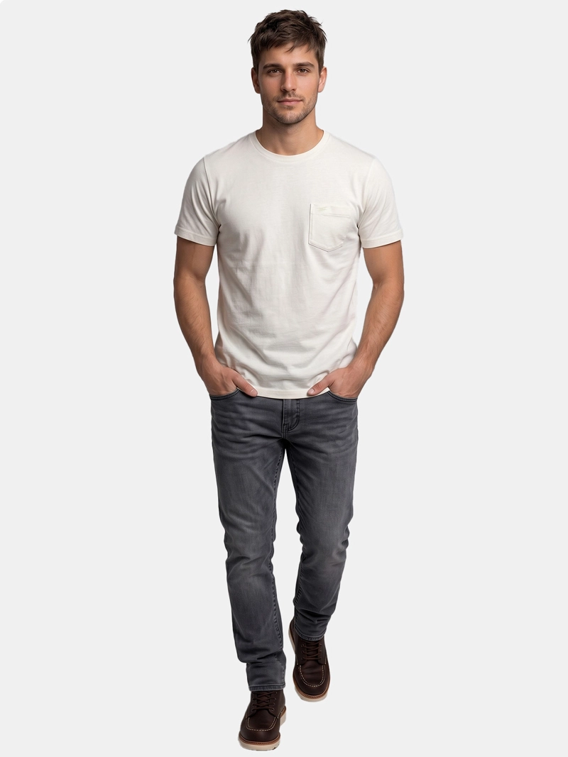 POLERA HOMBRE FEROUCH ALGODÓN MANGA CORTA - 4