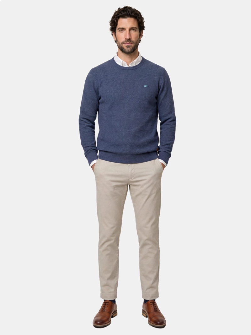 SWEATER HOMBRE FEROUCH ALGODÓN CUELLO EN V - 4