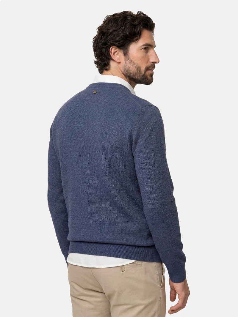 SWEATER HOMBRE FEROUCH ALGODÓN CUELLO EN V - 2