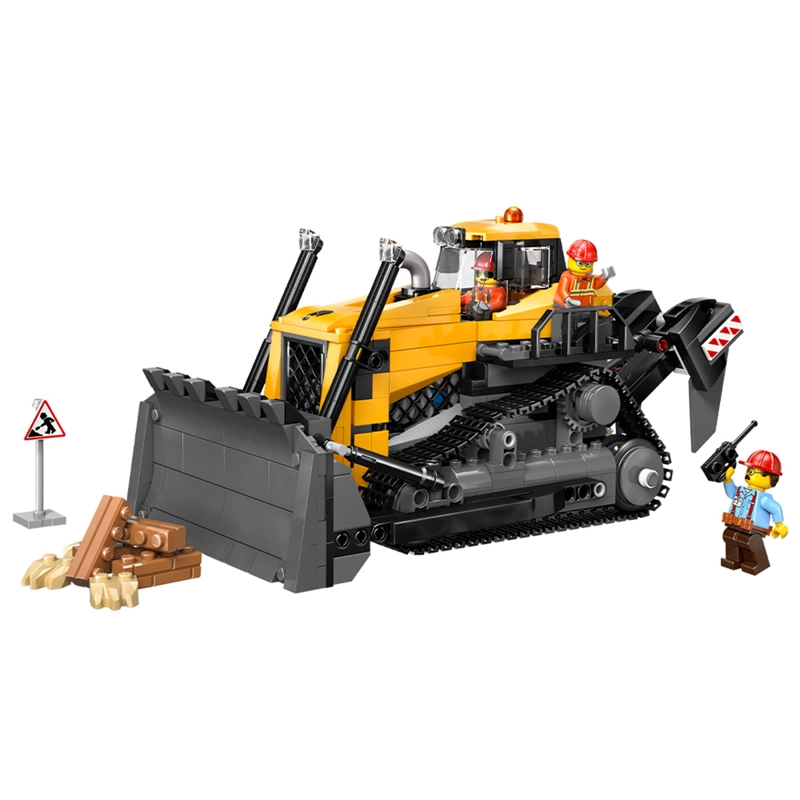 BLOQUES DE CONSTRUCCIÓN LEGO 60466 BULLDOZER AMARILLO - 2