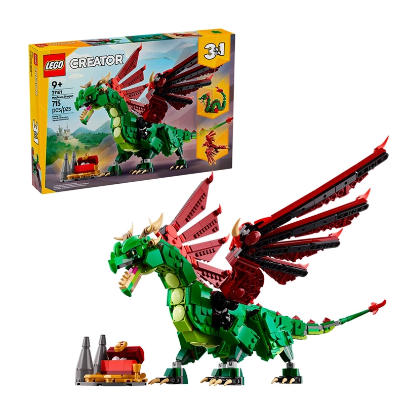 BLOQUES DE CONSTRUCCIÓN LEGO 31161 DRAGÓN MEDIEVAL - 1
