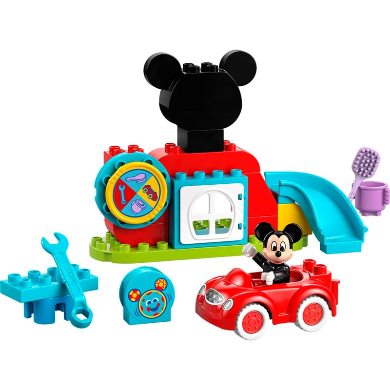 BLOQUES DE CONSTRUCCIÓN LEGO CASA Y AUTO MICKEY MOUSE - 2