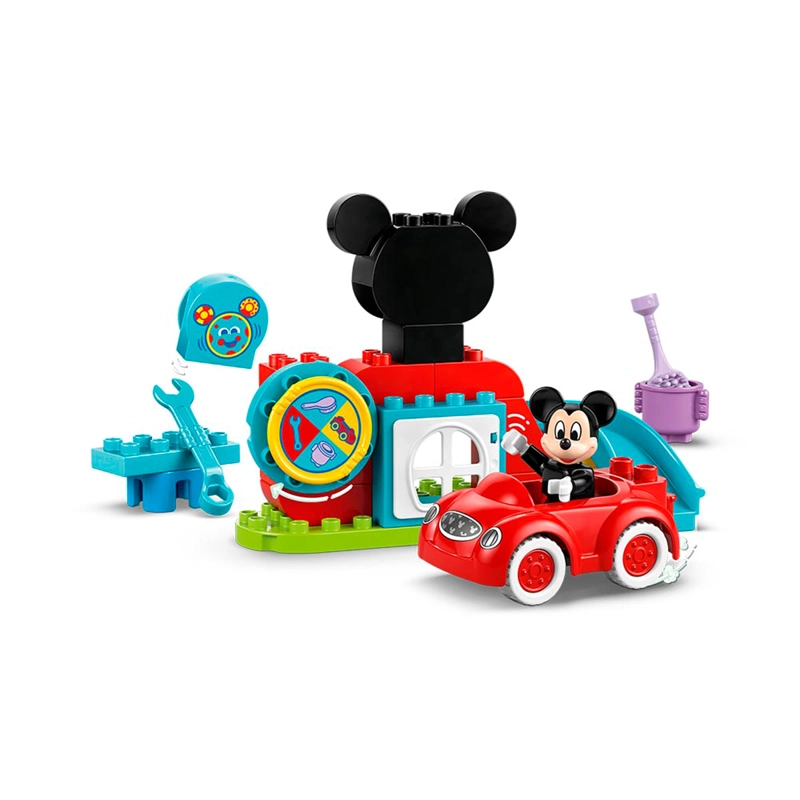 BLOQUES DE CONSTRUCCIÓN LEGO CASA Y AUTO MICKEY MOUSE - 3