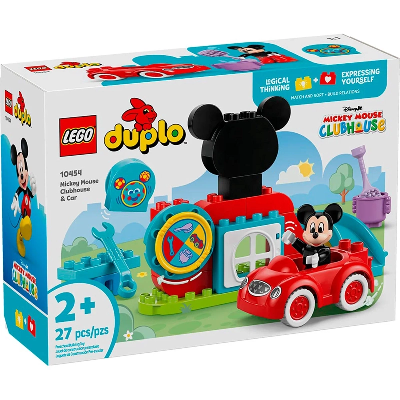 BLOQUES DE CONSTRUCCIÓN LEGO CASA Y AUTO MICKEY MOUSE - 4
