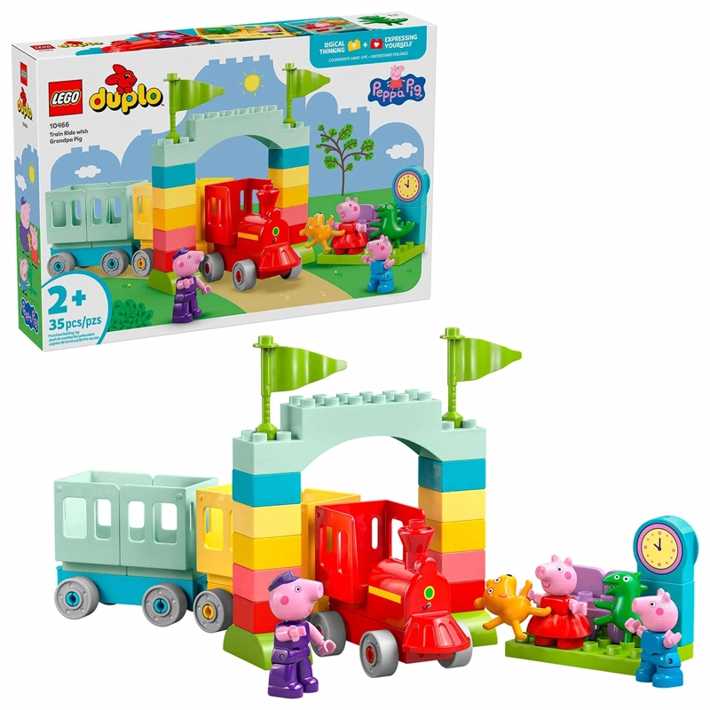 BLOQUES DE CONSTRUCCIÓN LEGO PASEO EN TREN CON ABUELO - 1