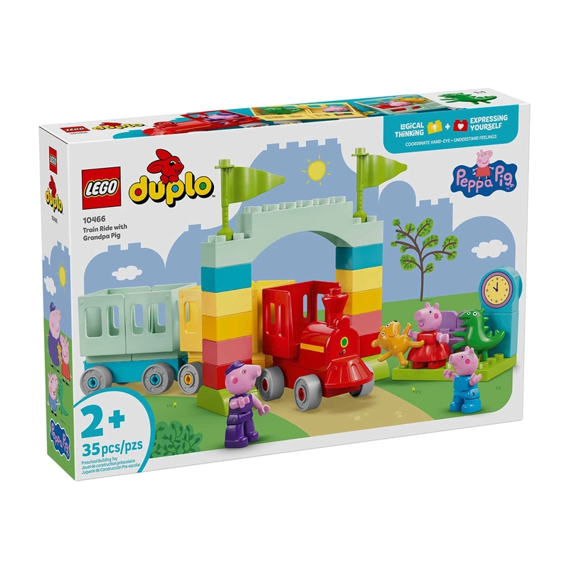 BLOQUES DE CONSTRUCCIÓN LEGO PASEO EN TREN CON ABUELO - 4