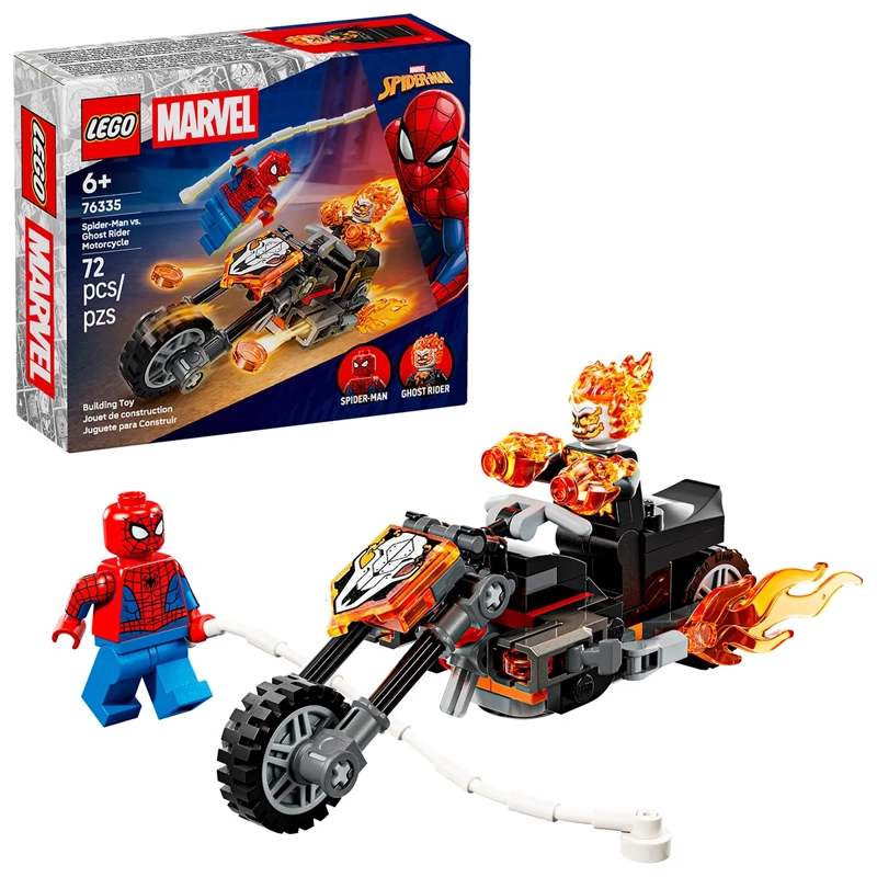 BLOQUES DE CONSTRUCCIÓN LEGO SPIDER MAN VS  MOTO VENOM - 1