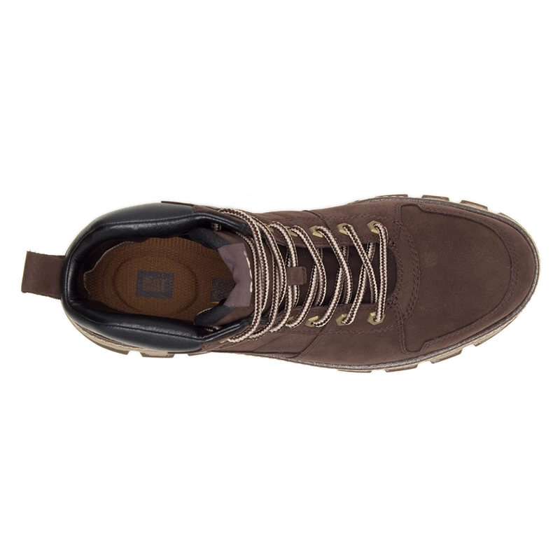 BOTINES HOMBRE CATERPILLAR CAFÉ MERIDIAM CUERO - 5