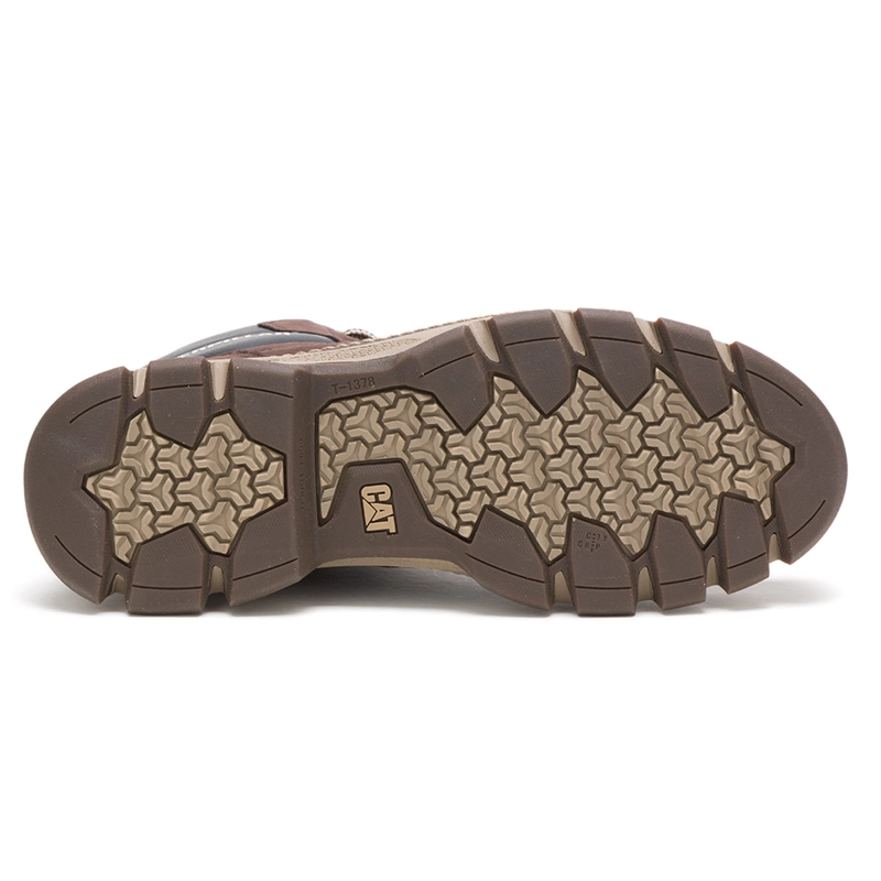 BOTINES HOMBRE CATERPILLAR CAFÉ MERIDIAM CUERO - 6