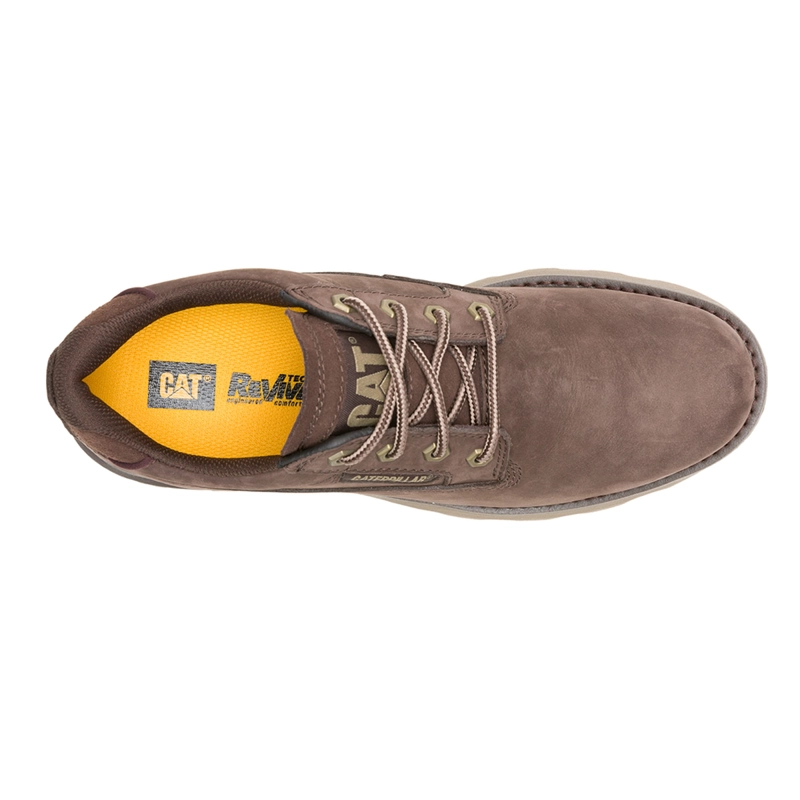 ZAPATOS HOMBRE CATERPILLAR CAFÉ PURSUE LO CUERO - 5