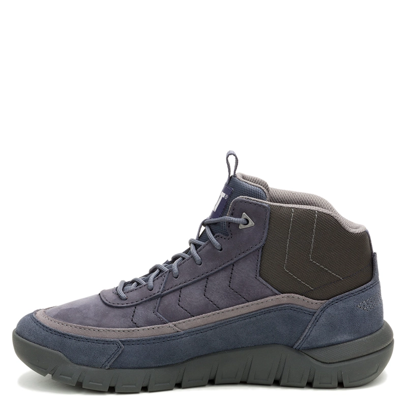 BOTINES HOMBRE CATERPILLAR AZUL VERSAGE MID CUERO - 3