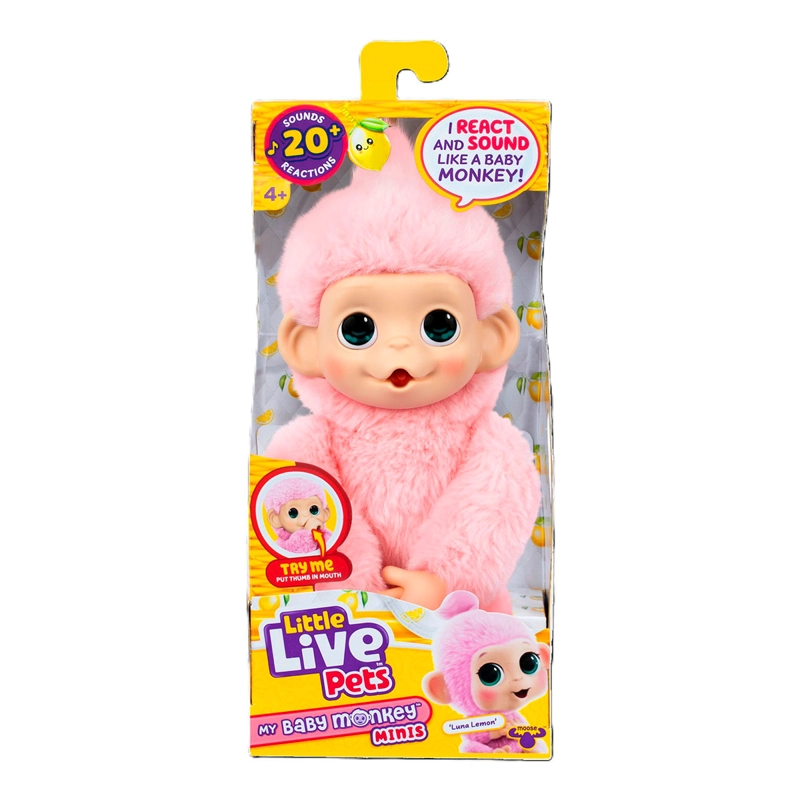 PELUCHE LITTLE LIVE PETS MY BABY MONKEY - MODELO ALEATORIO - 3