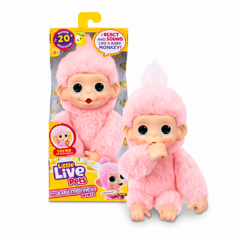 PELUCHE LITTLE LIVE PETS MY BABY MONKEY - MODELO ALEATORIO - 4