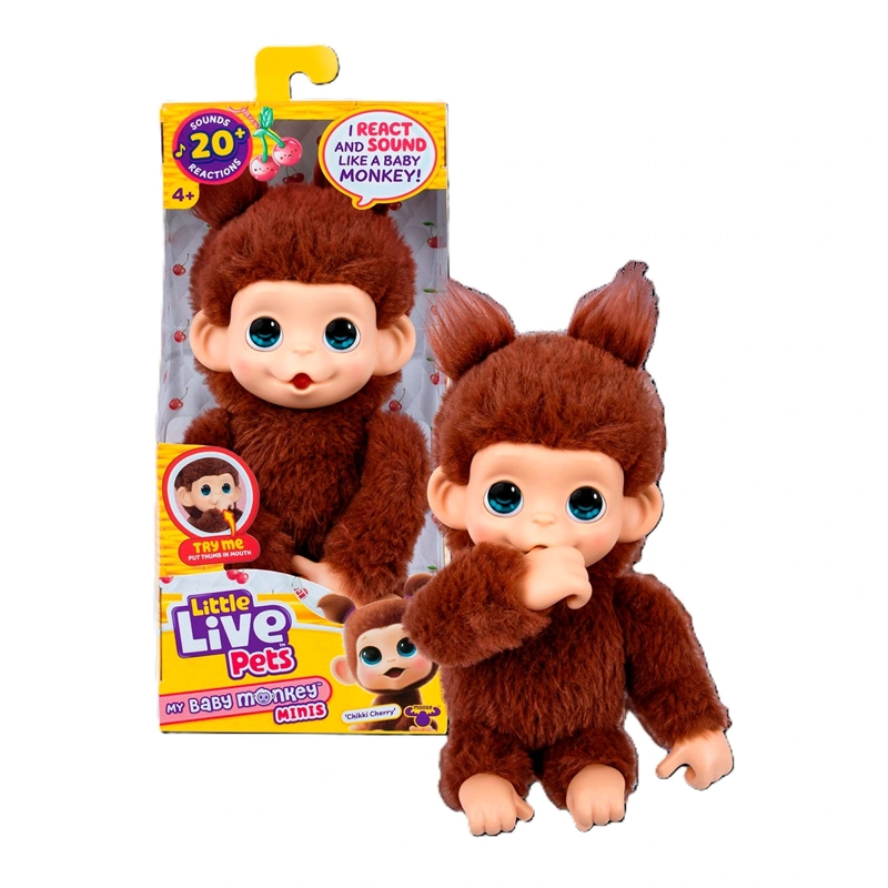 PELUCHE LITTLE LIVE PETS MY BABY MONKEY - MODELO ALEATORIO - 6