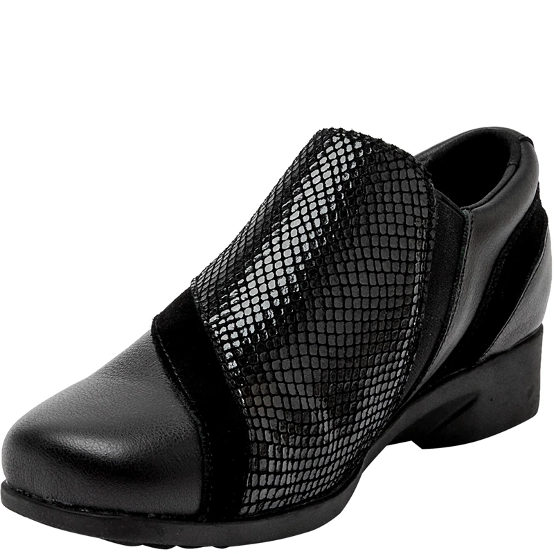 BOTINES MUJER BRUNO ROSSI NEGRO BRMJ600 CUERO - 3