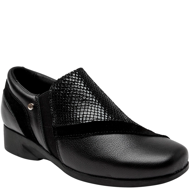 BOTINES MUJER BRUNO ROSSI NEGRO BRMJ600 CUERO - 2