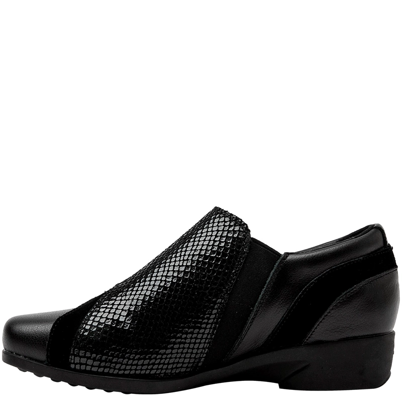 BOTINES MUJER BRUNO ROSSI NEGRO BRMJ600 CUERO - 4