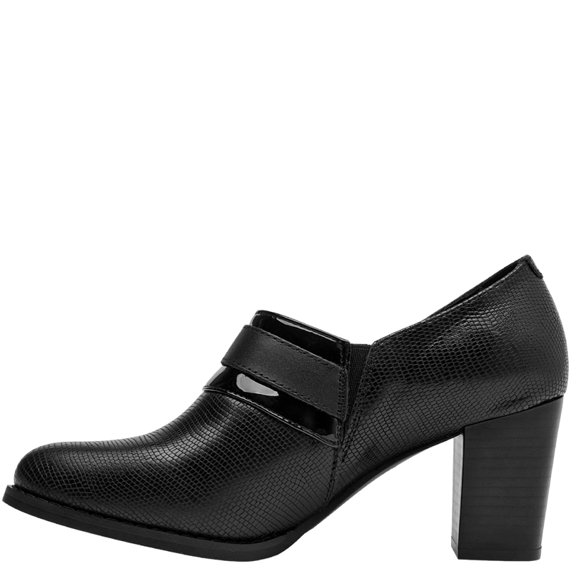 BOTINES MUJER BRUNO ROSSI NEGRO BRMJ606 CUERO - 4