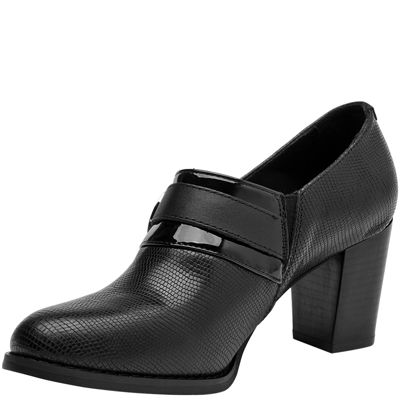 BOTINES MUJER BRUNO ROSSI NEGRO BRMJ606 CUERO - 3