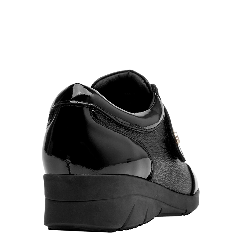 ZAPATOS MUJER 16 HRS NEGRO 16M0251 CUERO - 5