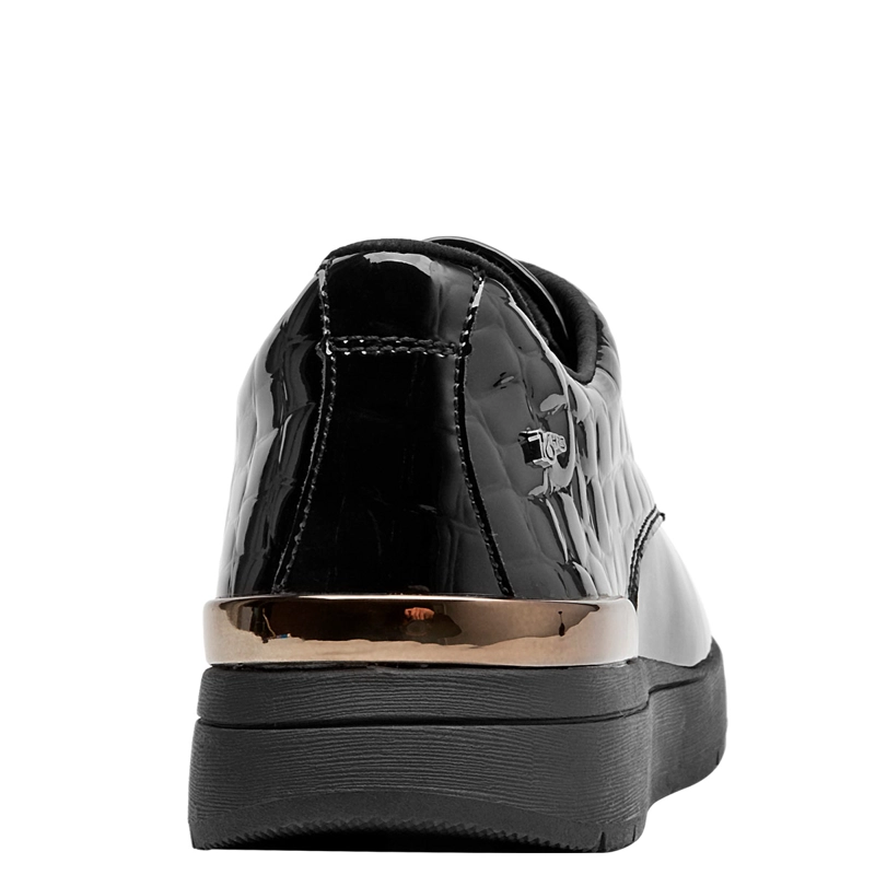 ZAPATOS MUJER 16 HRS NEGRO 16M0275 CUERO - 5