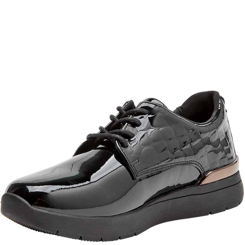 ZAPATOS MUJER 16 HRS NEGRO 16M0275 CUERO - 3