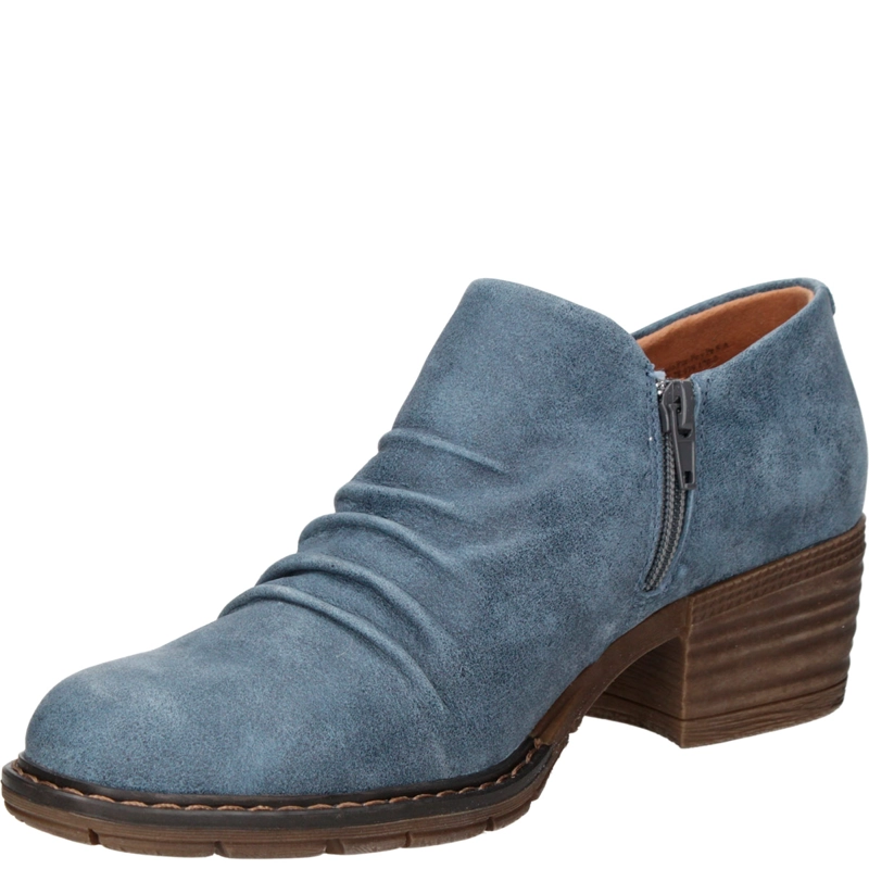 BOTINES MUJER PANAMA JACK AZUL PJMB693 CUERO - 3
