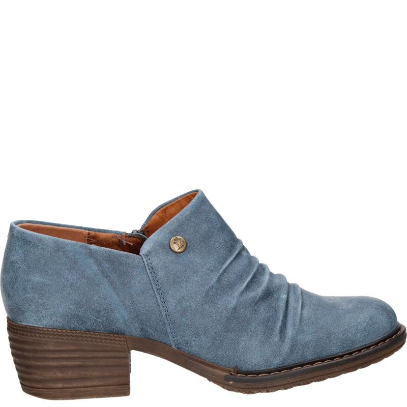 BOTINES MUJER PANAMA JACK AZUL PJMB693 CUERO - 1