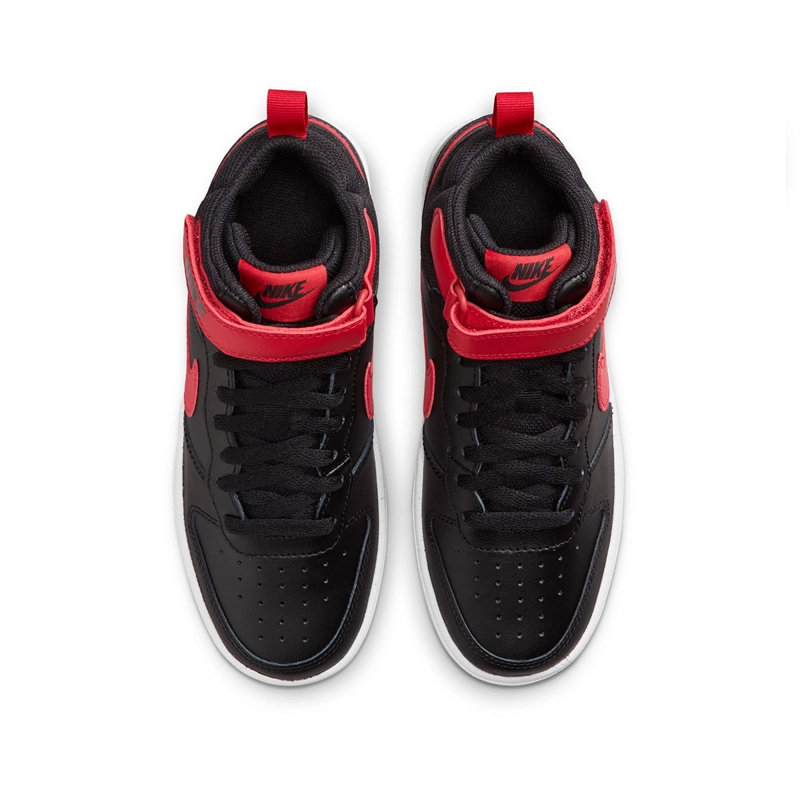 ZAPATILLAS NIÑO NIKE URBANAS NEGRO COURT BOROUGH MID 2 BG - 4