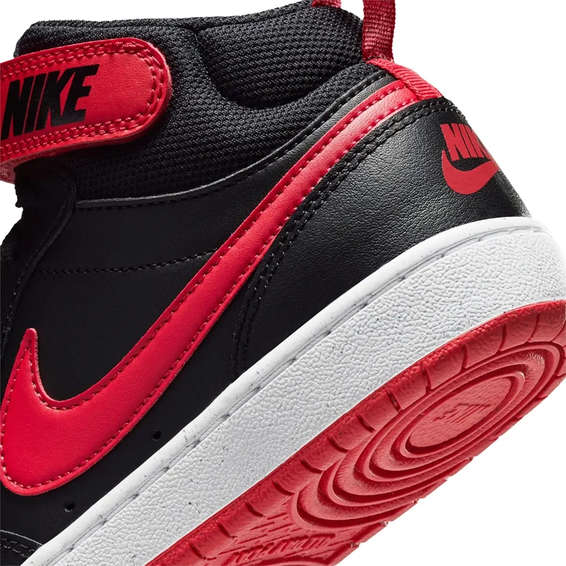 ZAPATILLAS NIÑO NIKE URBANAS NEGRO COURT BOROUGH MID 2 BG - 7