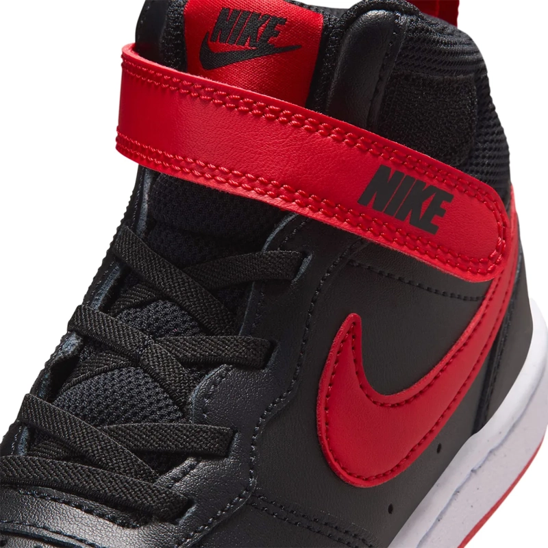 ZAPATILLAS NIÑO NIKE URBANAS NEGRO COURT BOROUGH MID 2 BPV - 6