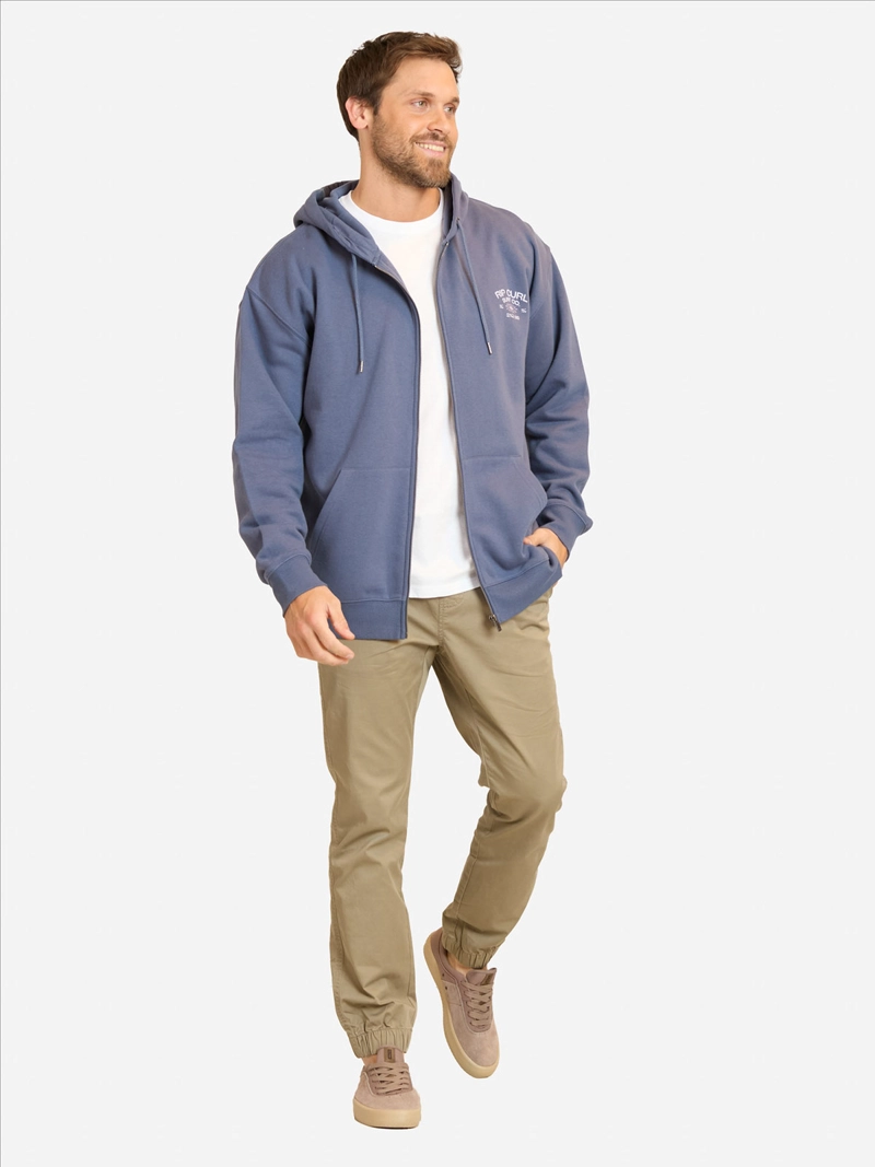 POLERÓN HOMBRE RIP CURL FULL ZIPPER - 4