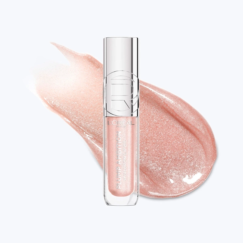 ACEITE LABIAL LOREAL PLUMP AMBITION SHIMMER NUDE - 2