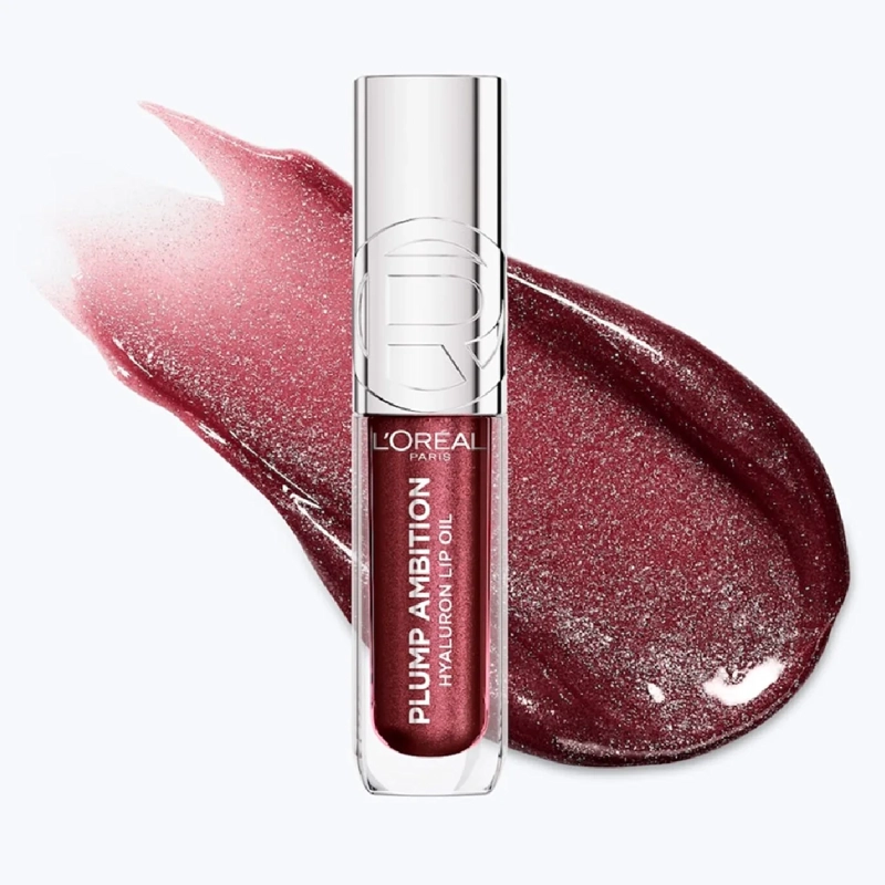ACEITE LABIAL LOREAL PLUMP AMBITION SHIMMER RUBY - 2
