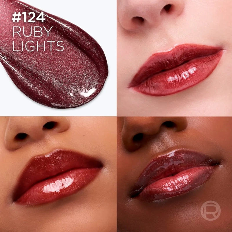 ACEITE LABIAL LOREAL PLUMP AMBITION SHIMMER RUBY - 6