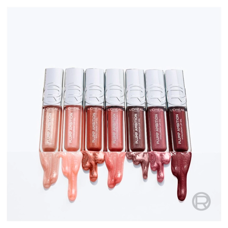 ACEITE LABIAL LOREAL PLUMP AMBITION SHIMMER RUBY - 7