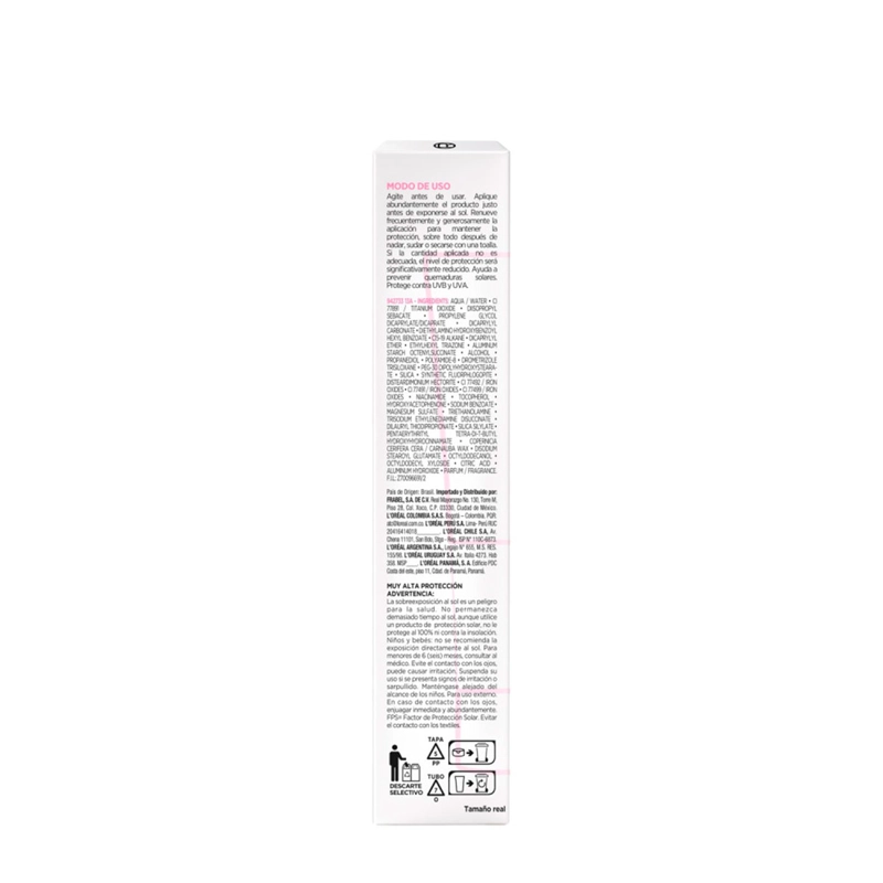 PROTECTOR SOLAR LOREAL UV DEFENDER EFECTO MAKE UP CLARO 2.0 - 6