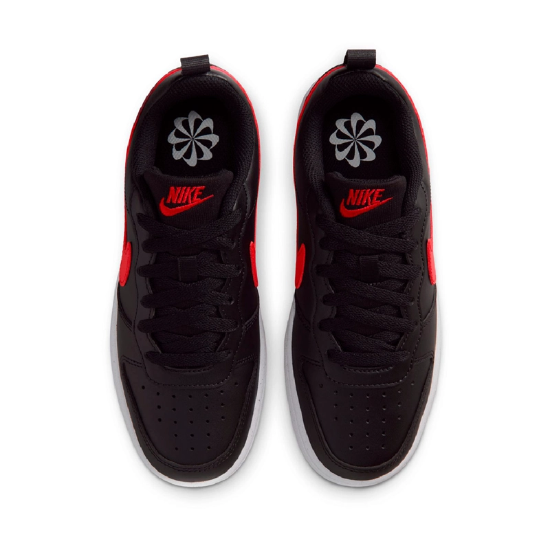 ZAPATILLAS NIÑO NIKE URBANO NEGRO COURT BOROUGH LOW RECRAFT - 4