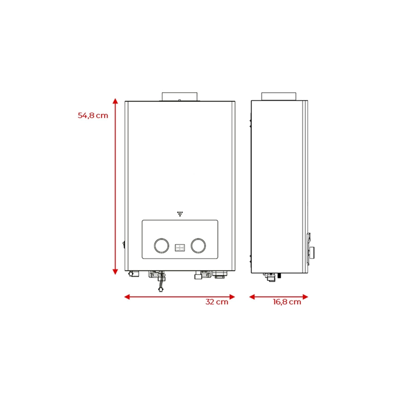 CALEFONT GAS LICUADO 7L TEKA CGTN 07L 5RWV - 13