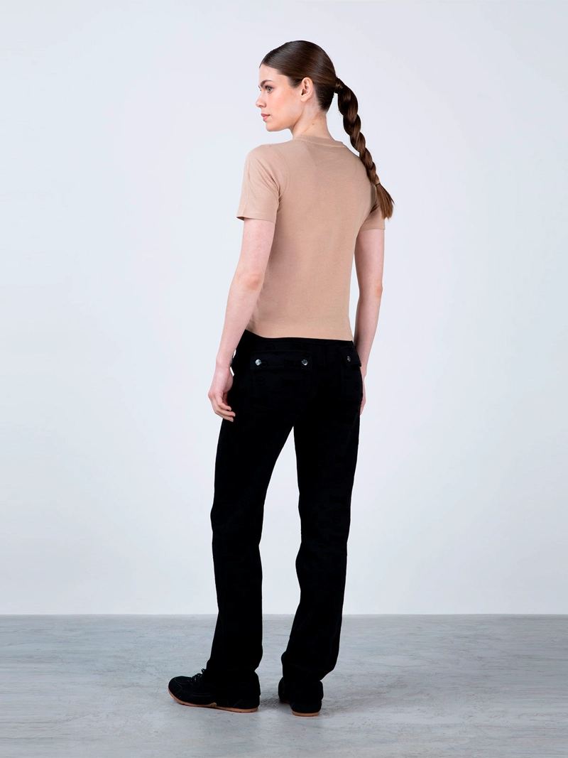 PANTALÓN BUZO MUJER EVERLAST ALGODÓN RECTO CONFIDENCE - 3