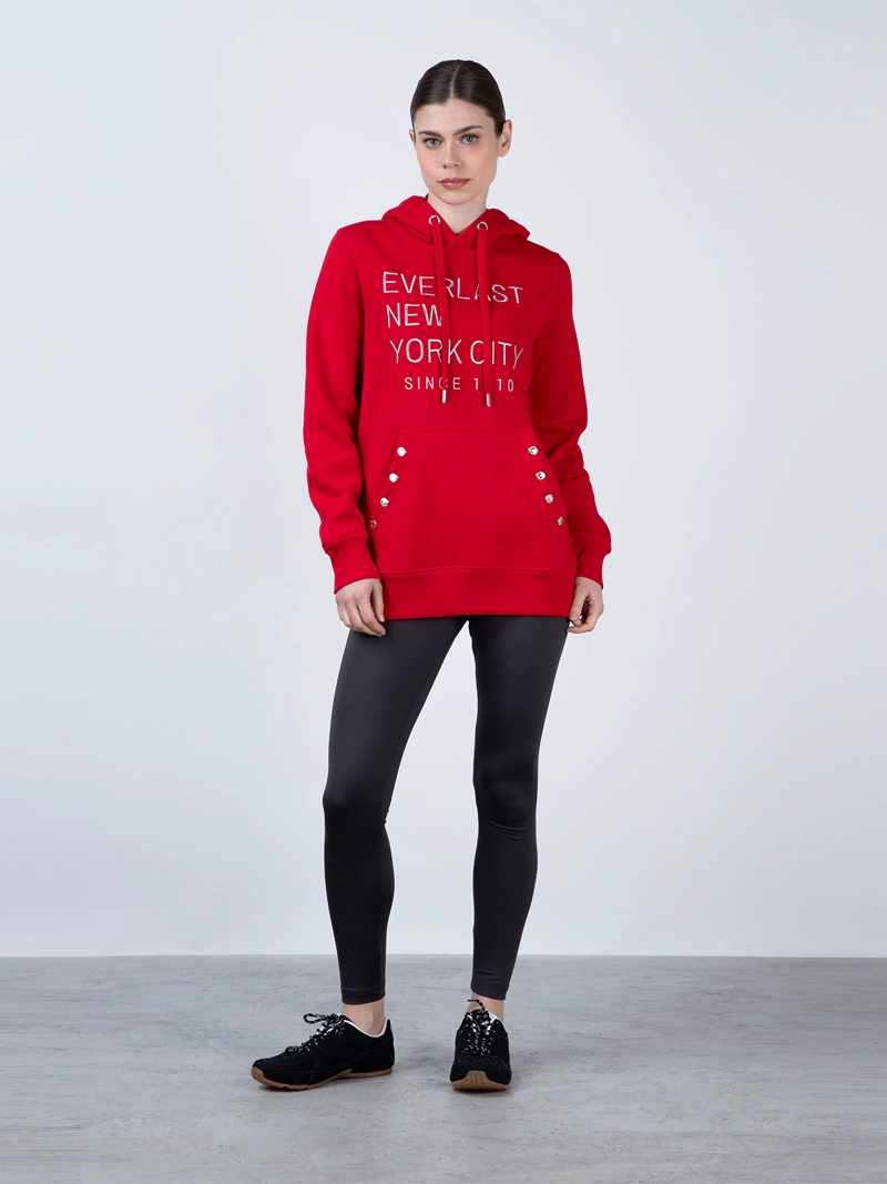 POLERÓN MUJER EVERLAST ALGODÓN HOOD STRONG - 2