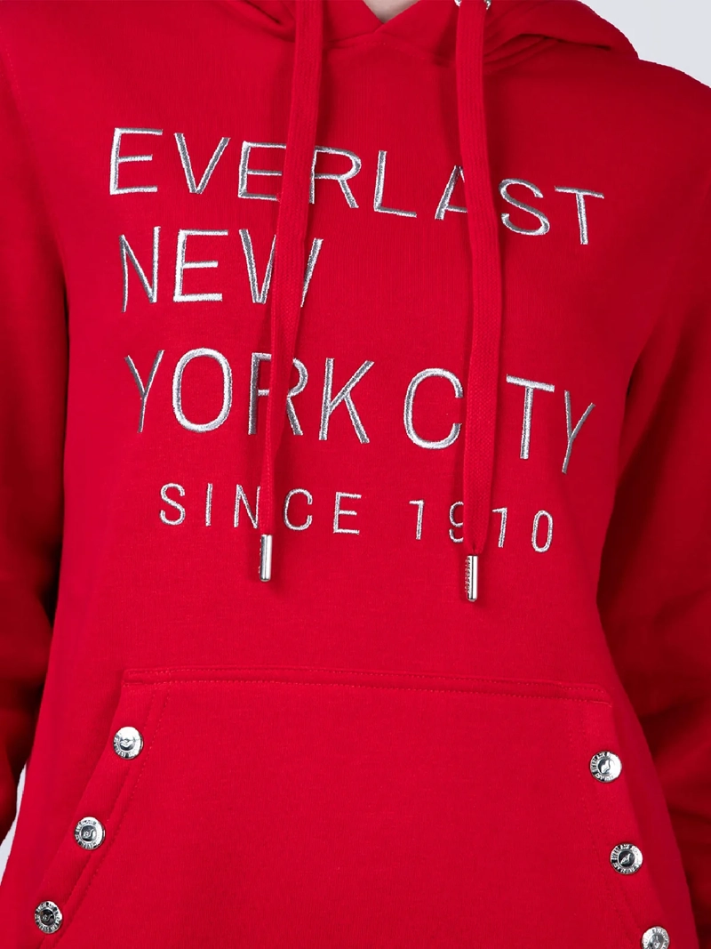 POLERÓN MUJER EVERLAST ALGODÓN HOOD STRONG - 5