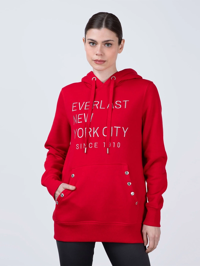 POLERÓN MUJER EVERLAST ALGODÓN HOOD STRONG