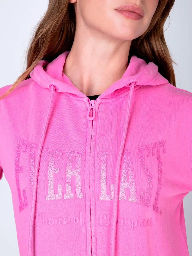 CHAQUETA MUJER EVERLAST ALGODÓN CON CAPUCHA - 4