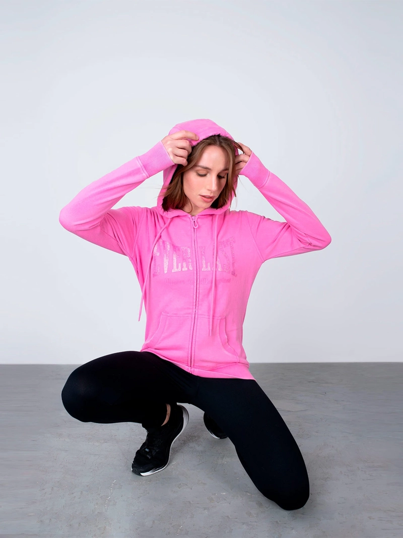 CHAQUETA MUJER EVERLAST ALGODÓN CON CAPUCHA - 5